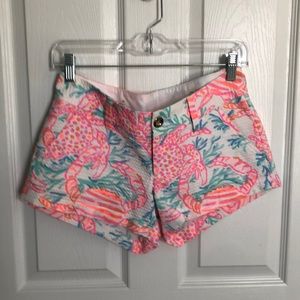 Lilly Pulitzer Getting Steamy Resort White The Walsh Short Size 0 Style #20947